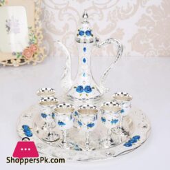 Wedding Zinc Alloy Golden Silver Flagon Kawa Set Gift Set Home Decor