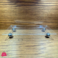 Acrylic Vanity Tray Clear | Rectangle