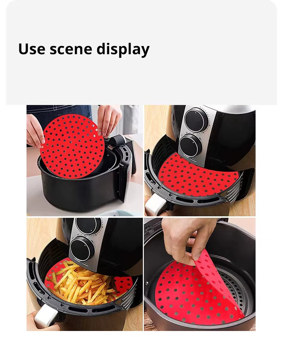 Air Fryer Silicone Mat Kitchen Nonstick Baking Mat Pastry Tools Accessories Bakeware Oil Mats