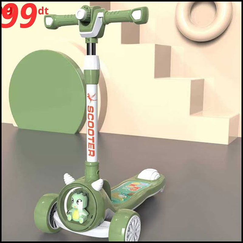 Astronaut Scooter For Boys-Girls With With Projector Light Music
