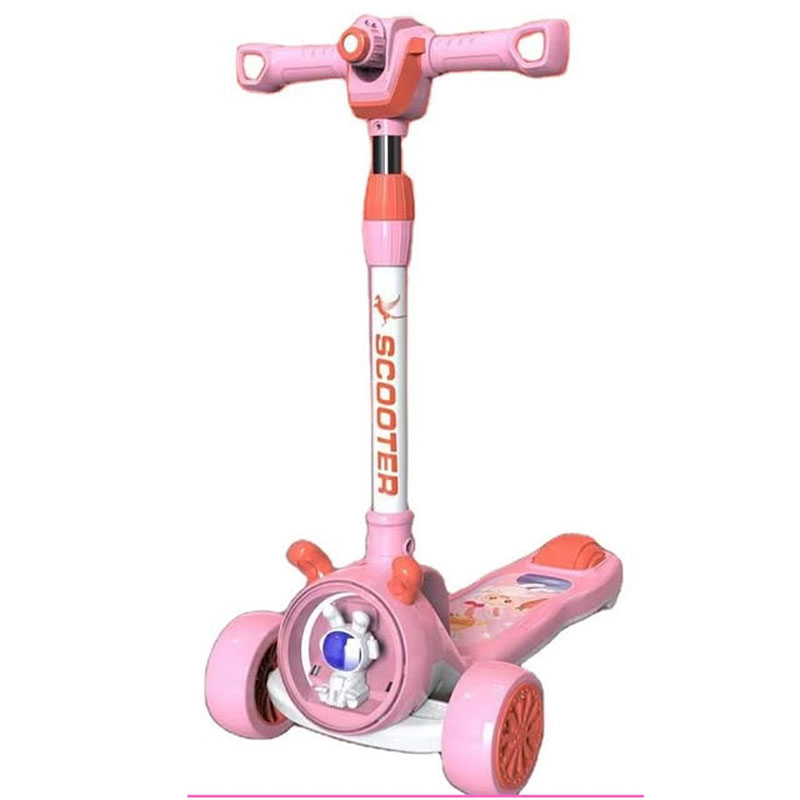 Astronaut Scooter For Boys-Girls With With Projector Light Music