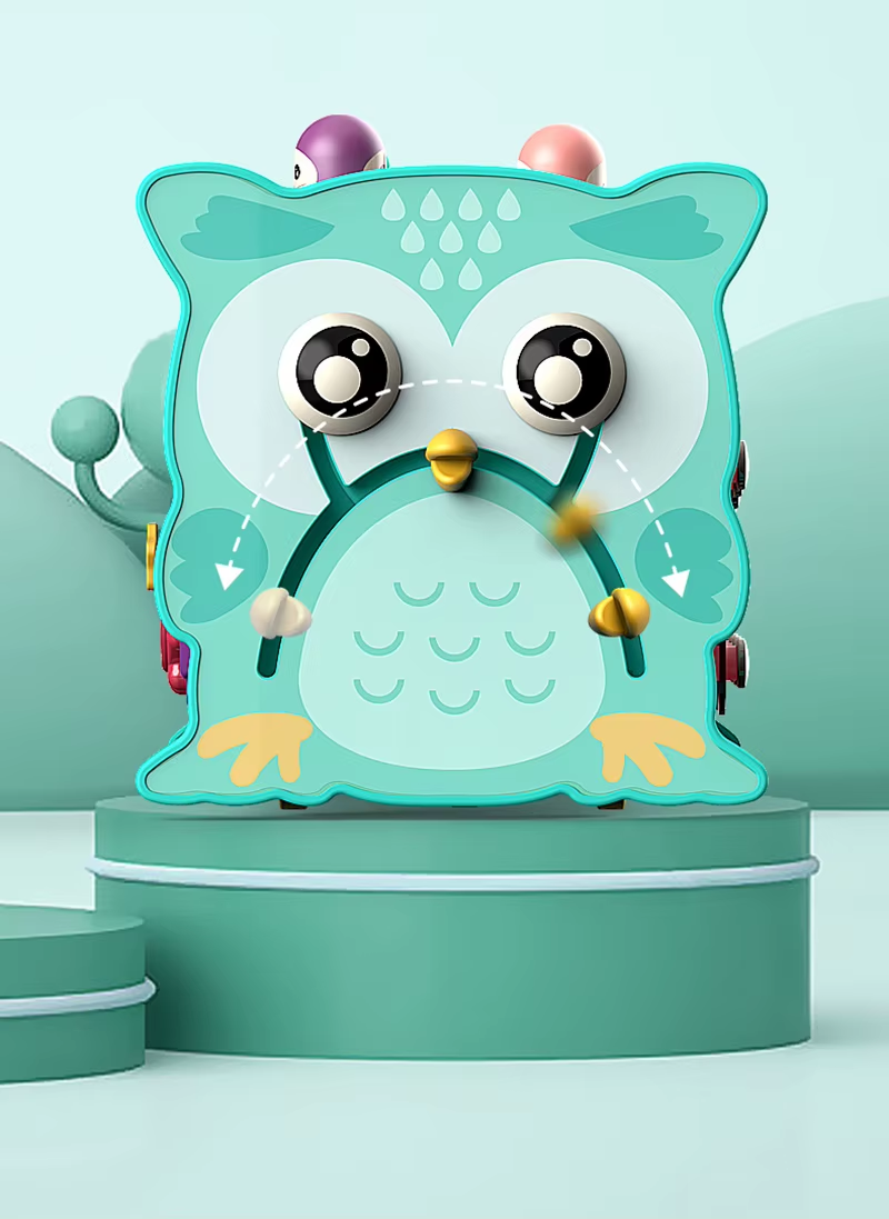 Baby Activity Cube Six Sided Box 8 In 1 Learning Toy