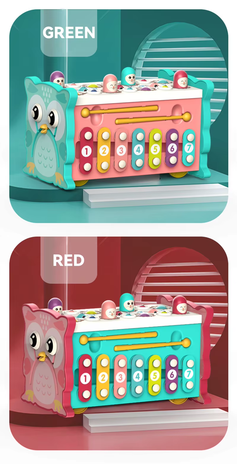 Baby Activity Cube Six Sided Box 8 In 1 Learning Toy