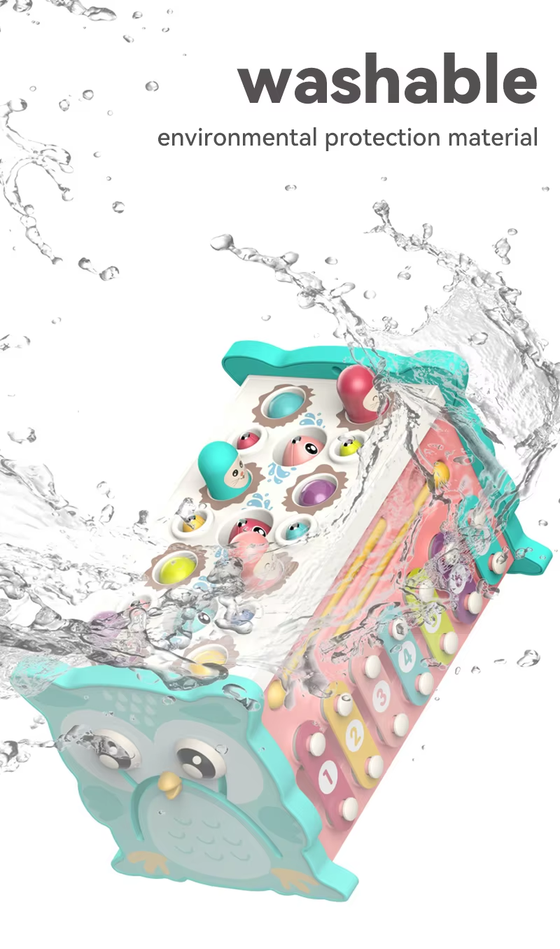 Baby Activity Cube Six Sided Box 8 In 1 Learning Toy