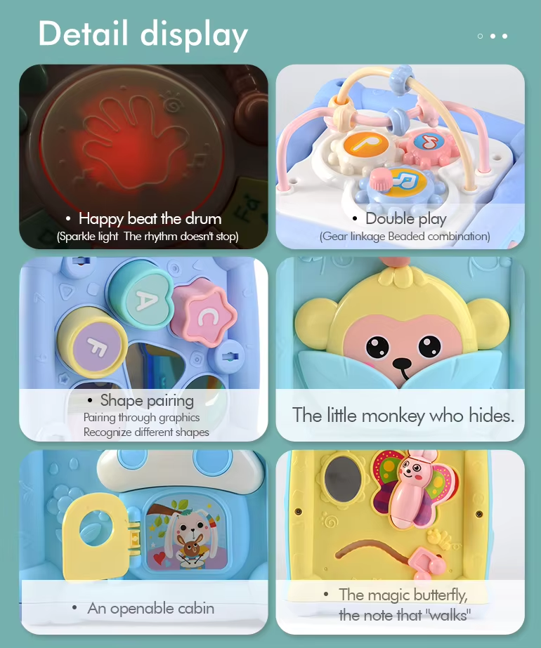 Baby Wisdom Cube Light And Music Educational Toy For Kids