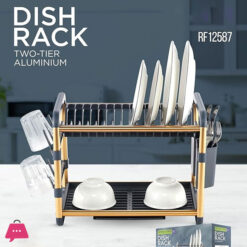 Aluminum Dish Drainer Rack 2-Floor