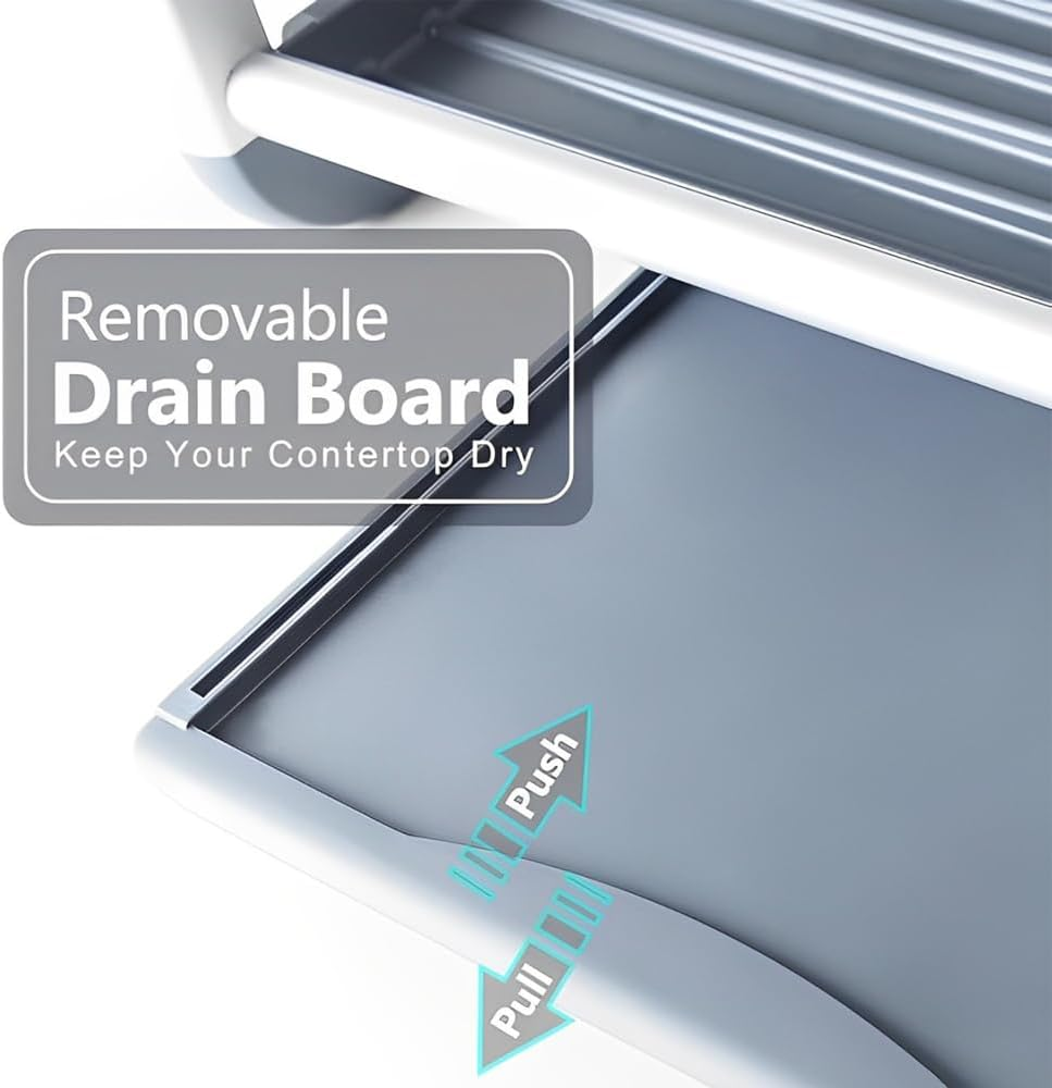 Aluminum Dish Drainer Rack 2-Floor