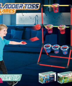 Bucket Game Outdoor Backyard Game with Basket Throwing Game Indoor Outdoor Garden Party Game for Boys Girls Kids