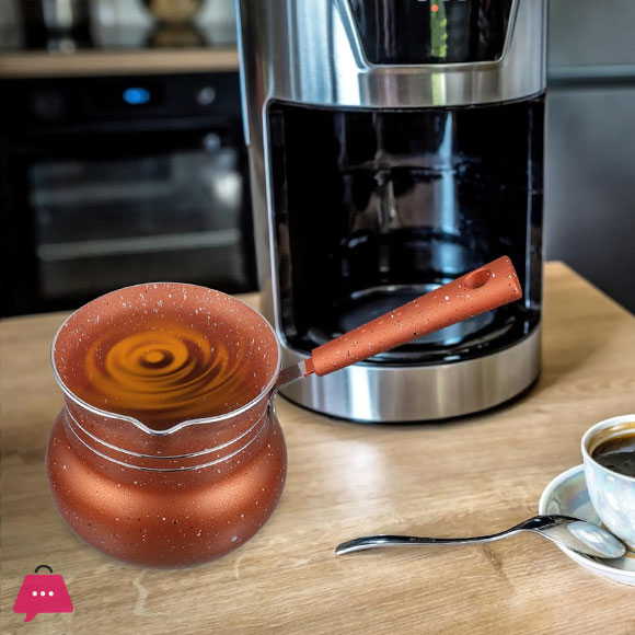 Butter Warmer Nonstick Coffee Pot Mini Saucepan 7 Butter Warmer Nonstick Coffee Pot Mini Saucepan - Image 5