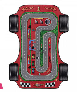 Children's Carpet Play Carpet Racing Car Motorway Street Motif Rectangular 40 x 60 CM