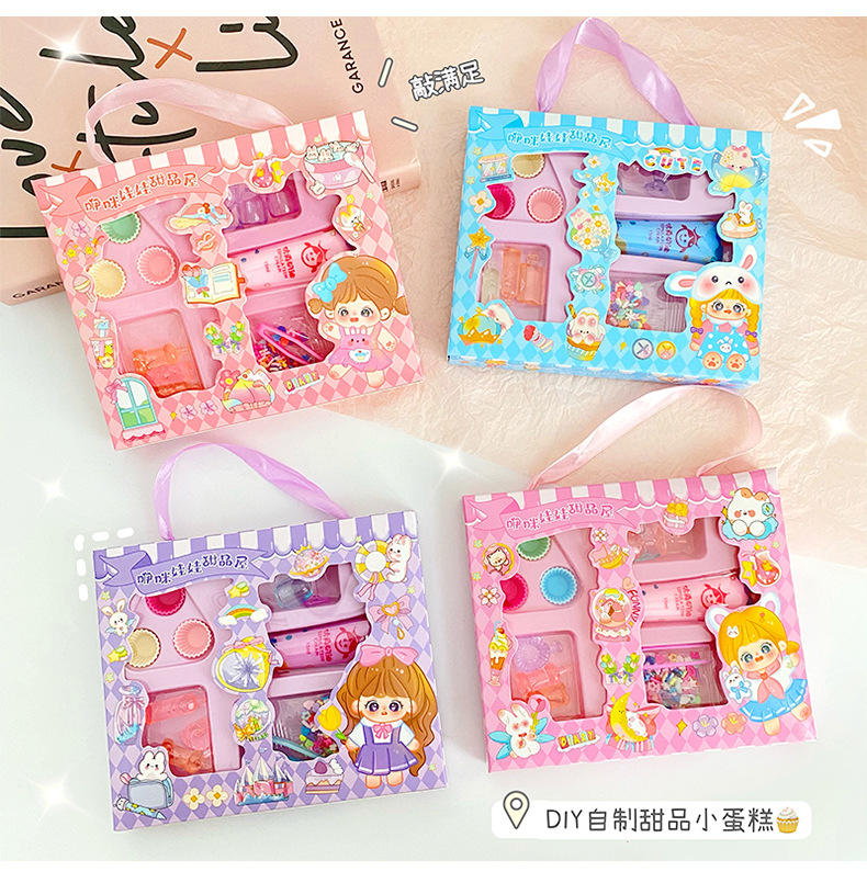 Children'S Cartoon Diy Cream Glue Set Play House Girl'S Toys Cream Cake Making Educational Toys 9 Children'S Cartoon Diy Cream Glue Set Play House Girl'S Toys Cream Cake Making Educational Toys