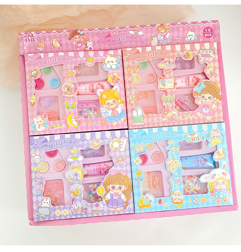 Children'S Cartoon Diy Cream Glue Set Play House Girl'S Toys Cream Cake Making Educational Toys 11 Children'S Cartoon Diy Cream Glue Set Play House Girl'S Toys Cream Cake Making Educational Toys