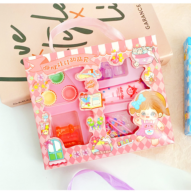 Children'S Cartoon Diy Cream Glue Set Play House Girl'S Toys Cream Cake Making Educational Toys 13 Children'S Cartoon Diy Cream Glue Set Play House Girl'S Toys Cream Cake Making Educational Toys