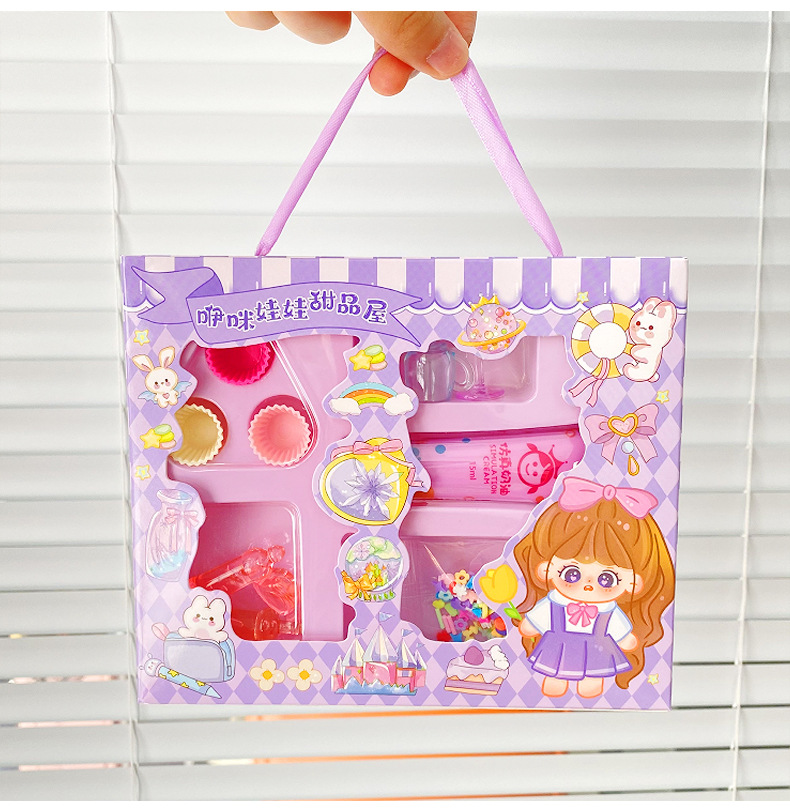Children'S Cartoon Diy Cream Glue Set Play House Girl'S Toys Cream Cake Making Educational Toys 15 Children'S Cartoon Diy Cream Glue Set Play House Girl'S Toys Cream Cake Making Educational Toys