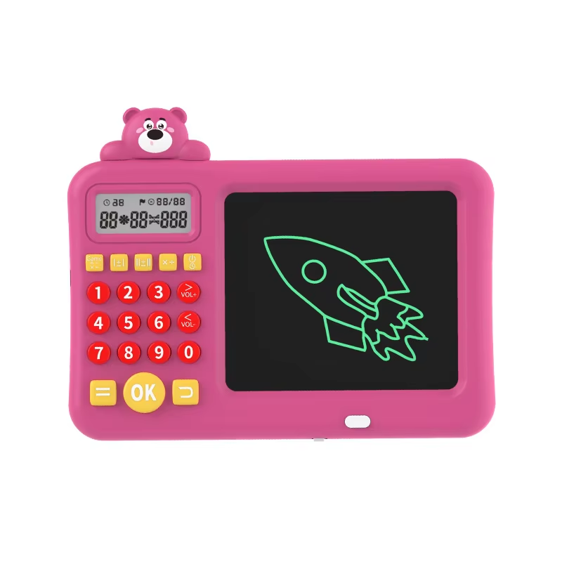 Children'S Drawing Board With Calculator Practice Teaching Machine