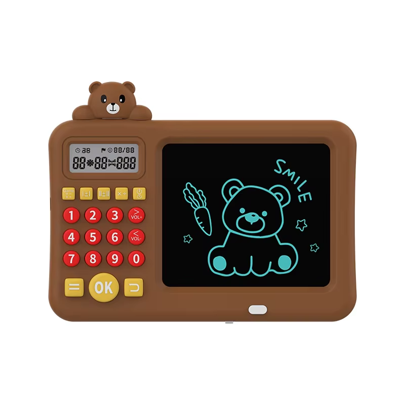 Children'S Drawing Board With Calculator Practice Teaching Machine