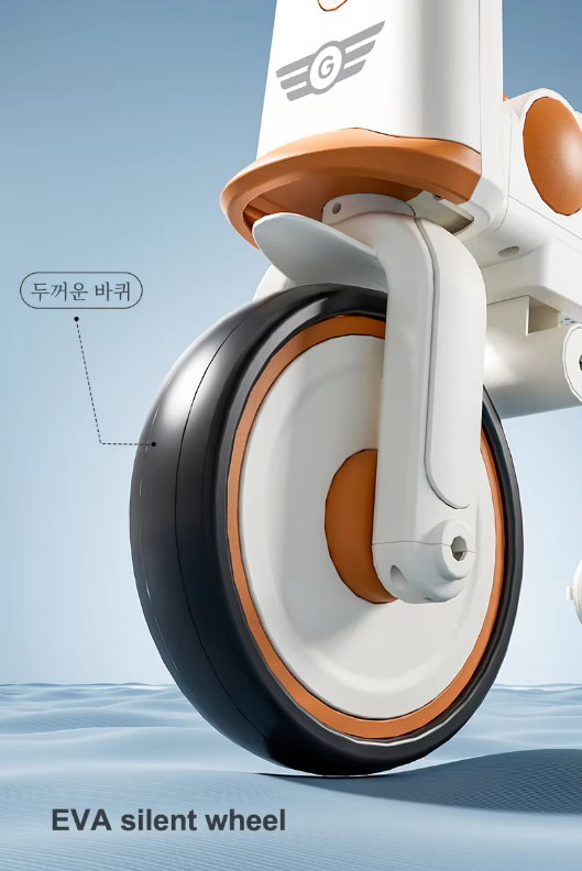 Childrens Tricycle Can Sit And Push Baby Artifact Hand Push Lightweight Folding Bicycle