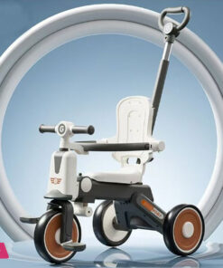 Childrens Tricycle Can Sit and Push Baby Artifact Hand Push Lightweight Folding Bicycle