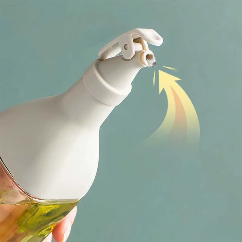 Creative Cooking Seasoning Oil Bottle 500Ml Kitchen Oil Bottle Home Seasoning Bottle Glass Storage Bottles For Oil And Vinegar