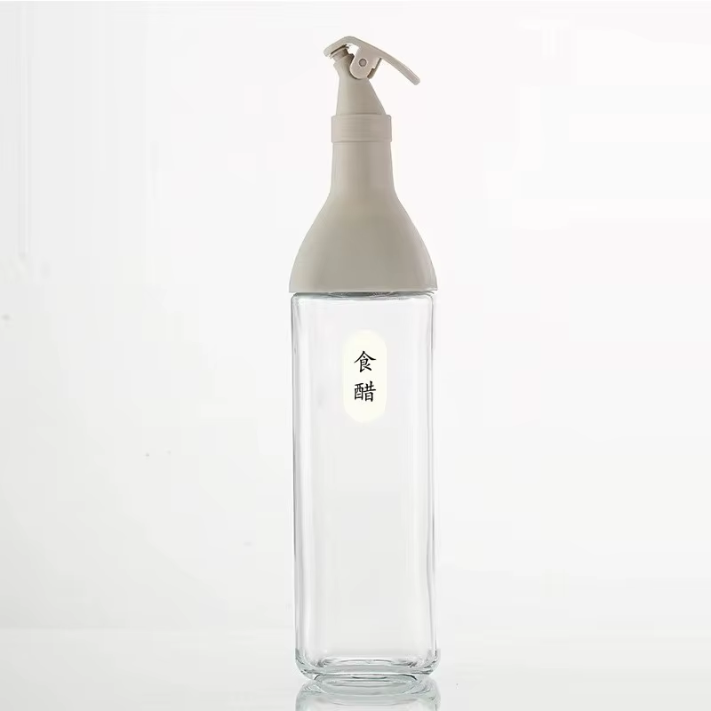 Creative Cooking Seasoning Oil Bottle 500Ml Kitchen Oil Bottle Home Seasoning Bottle Glass Storage Bottles For Oil And Vinegar