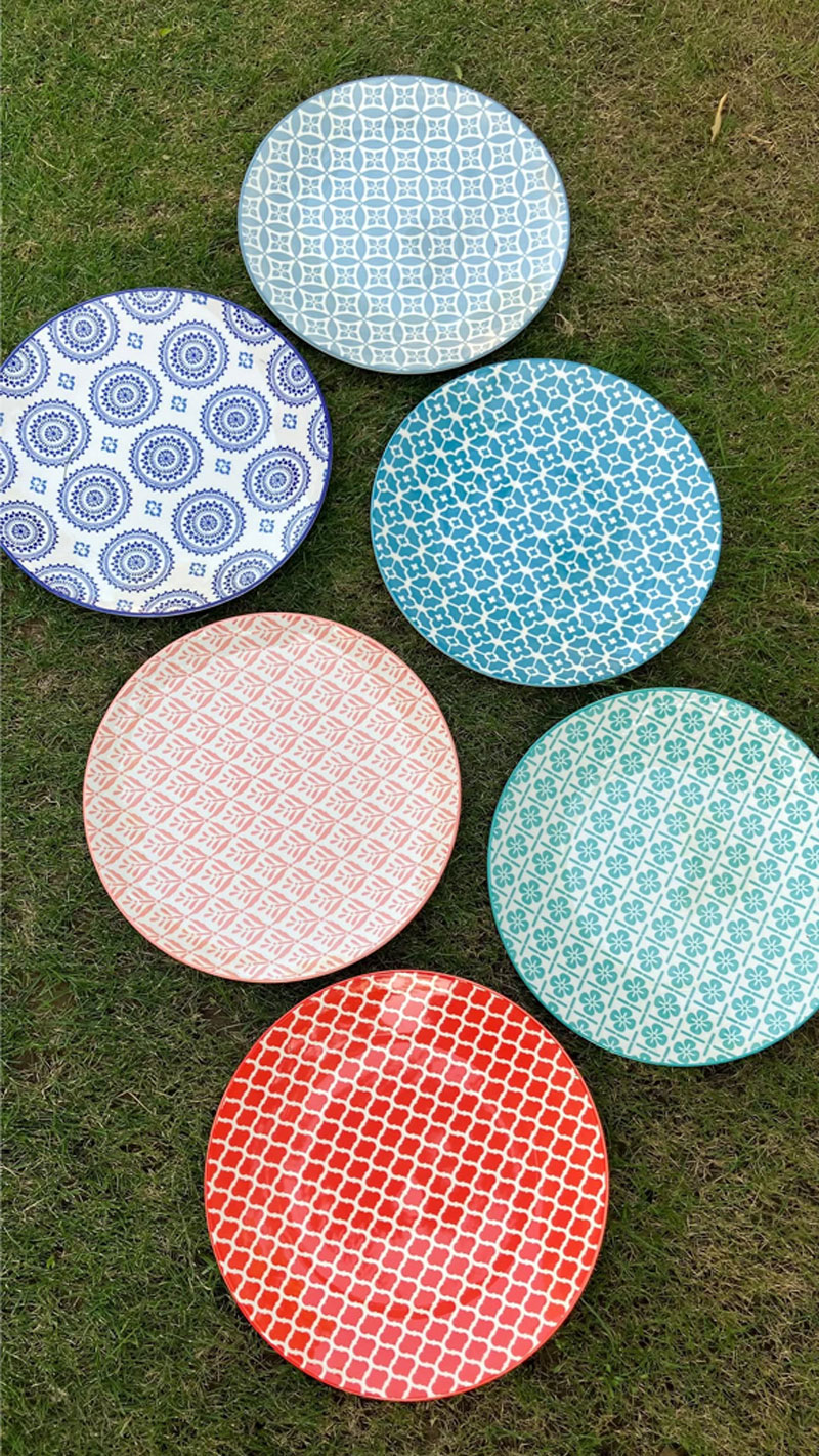 Danny Home 10.5 Inch Porcelain Dinner Plates 1 Pcs