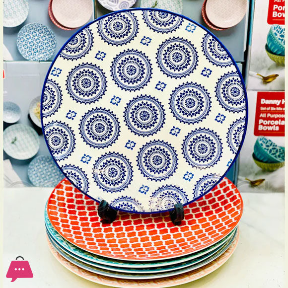 Danny Home 10.5 Inch Porcelain Dinner Plates 1 Pcs 10 Danny Home 10.5 Inch Porcelain Dinner Plates 1 Pcs