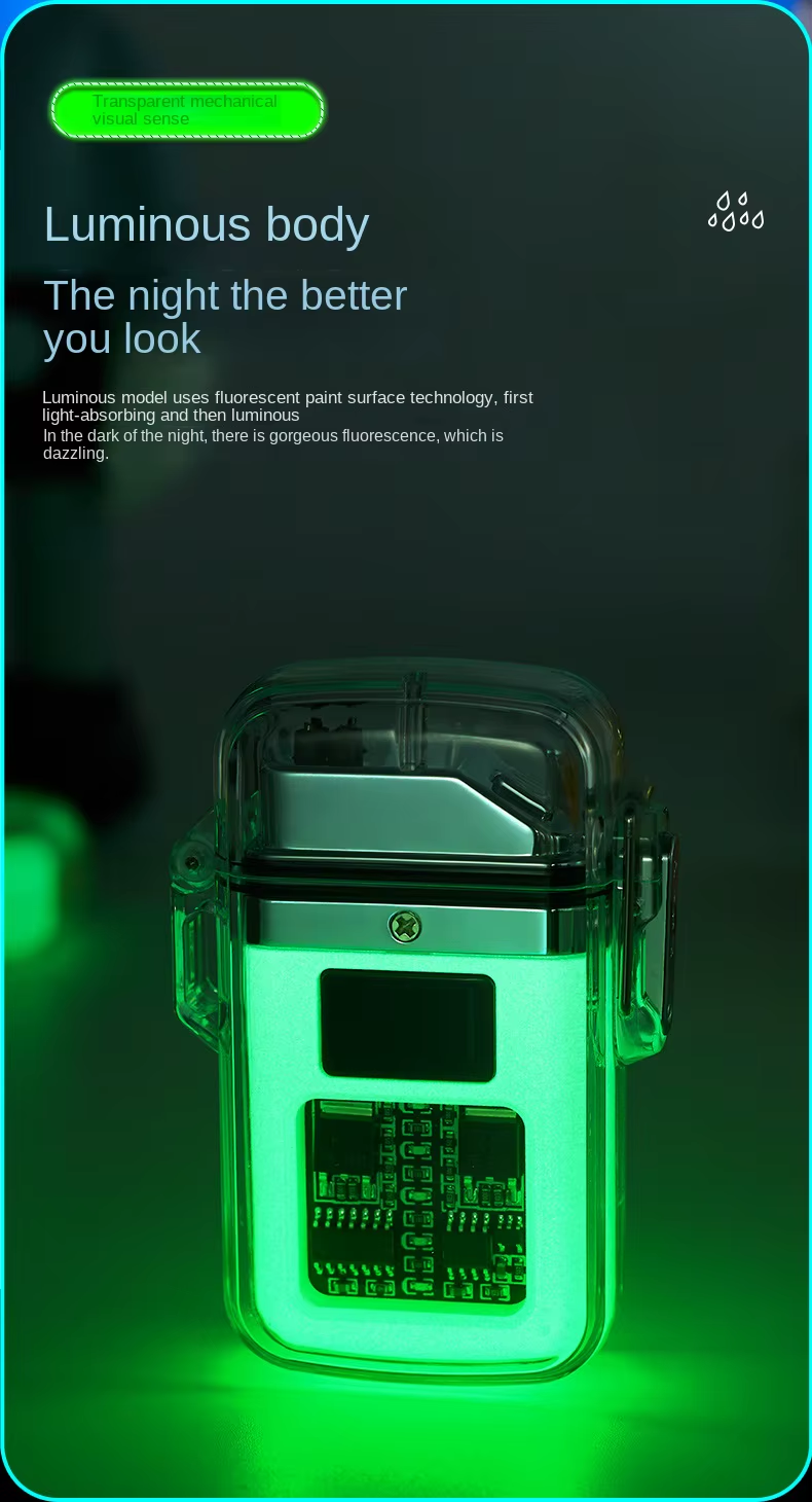 Digital Usb Electronic Lighter Cigarette Lighter Men'S Gift