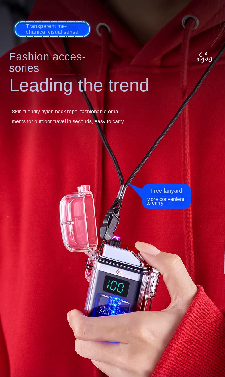 Digital Usb Electronic Lighter Cigarette Lighter Men'S Gift