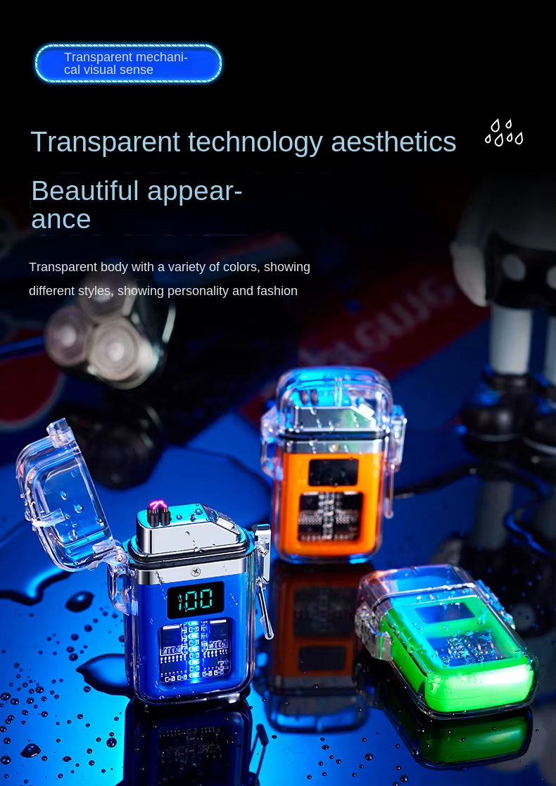 Digital Usb Electronic Lighter Cigarette Lighter Men'S Gift