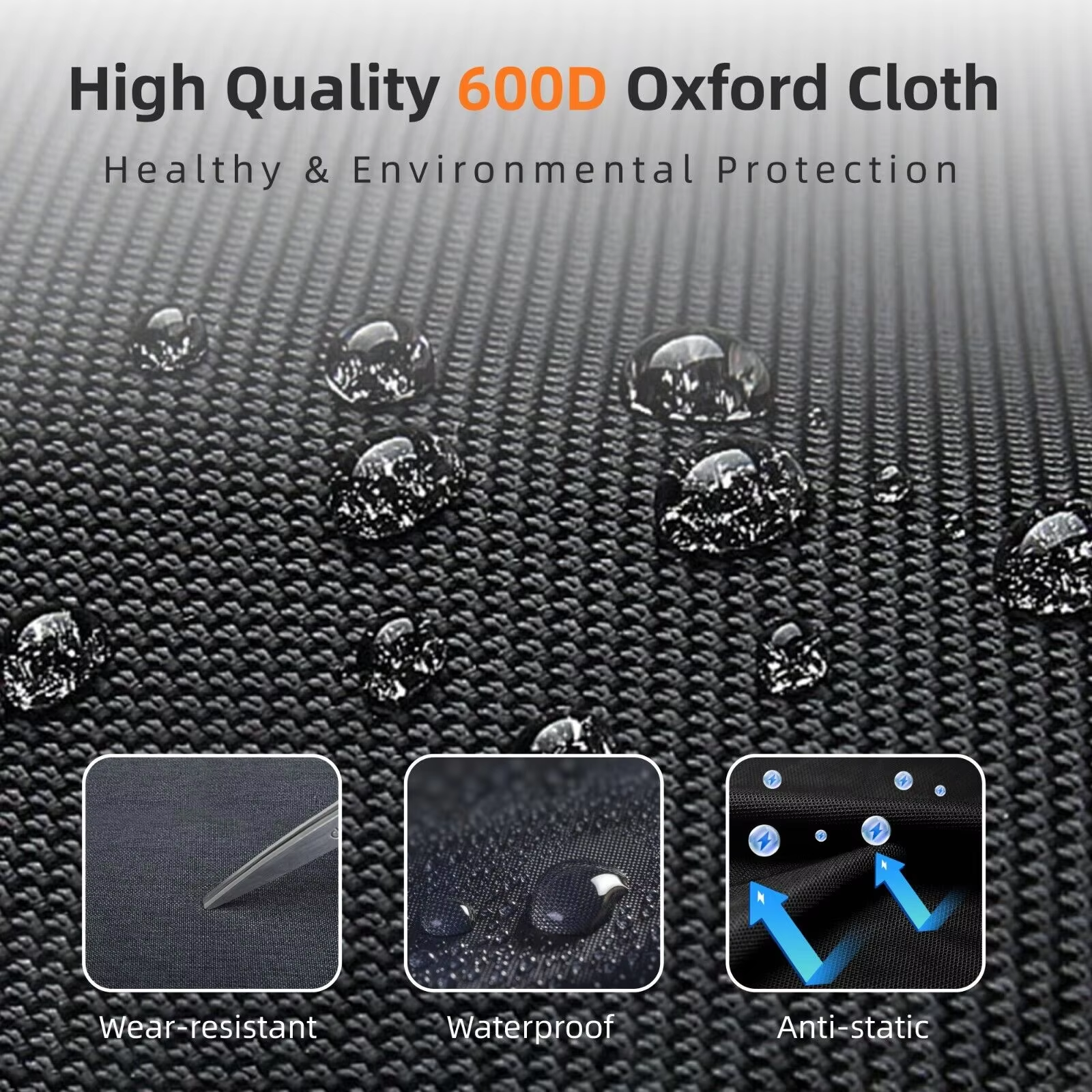 Folding Wagon Cart With Brakes 33.8 Inch Extra Large