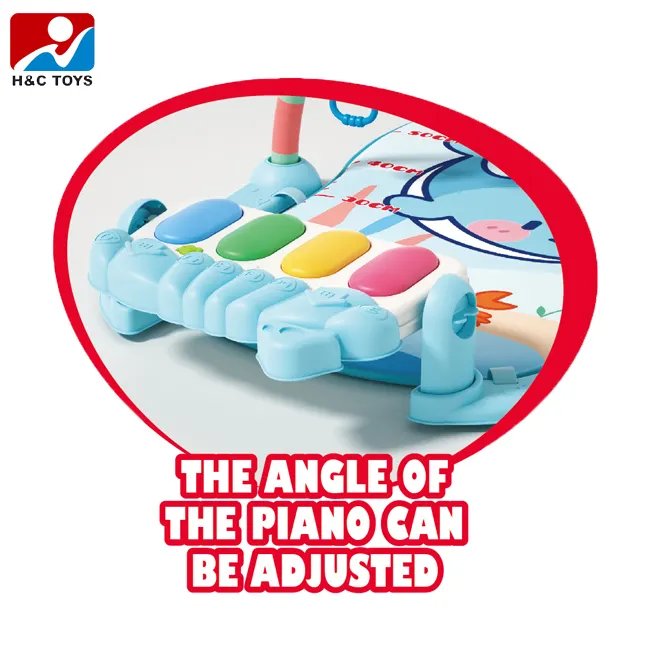 Funny Play Musical Piano Tummy Time Infant Sleeping Blanket Baby Activity Gym Mat