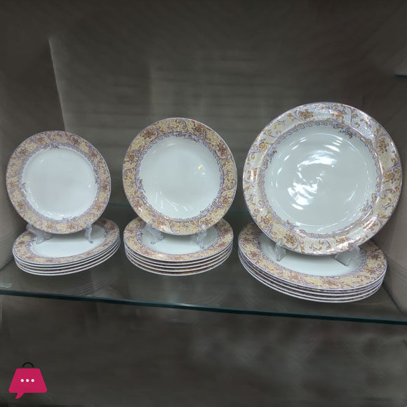 Gc Fine Bone China Plate Set Of 18 25 Gc Fine Bone China Plate Set Of 18