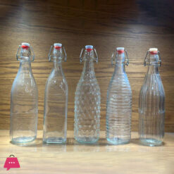 Glass Bottle With Swing Lid Glass Container With Swing Top