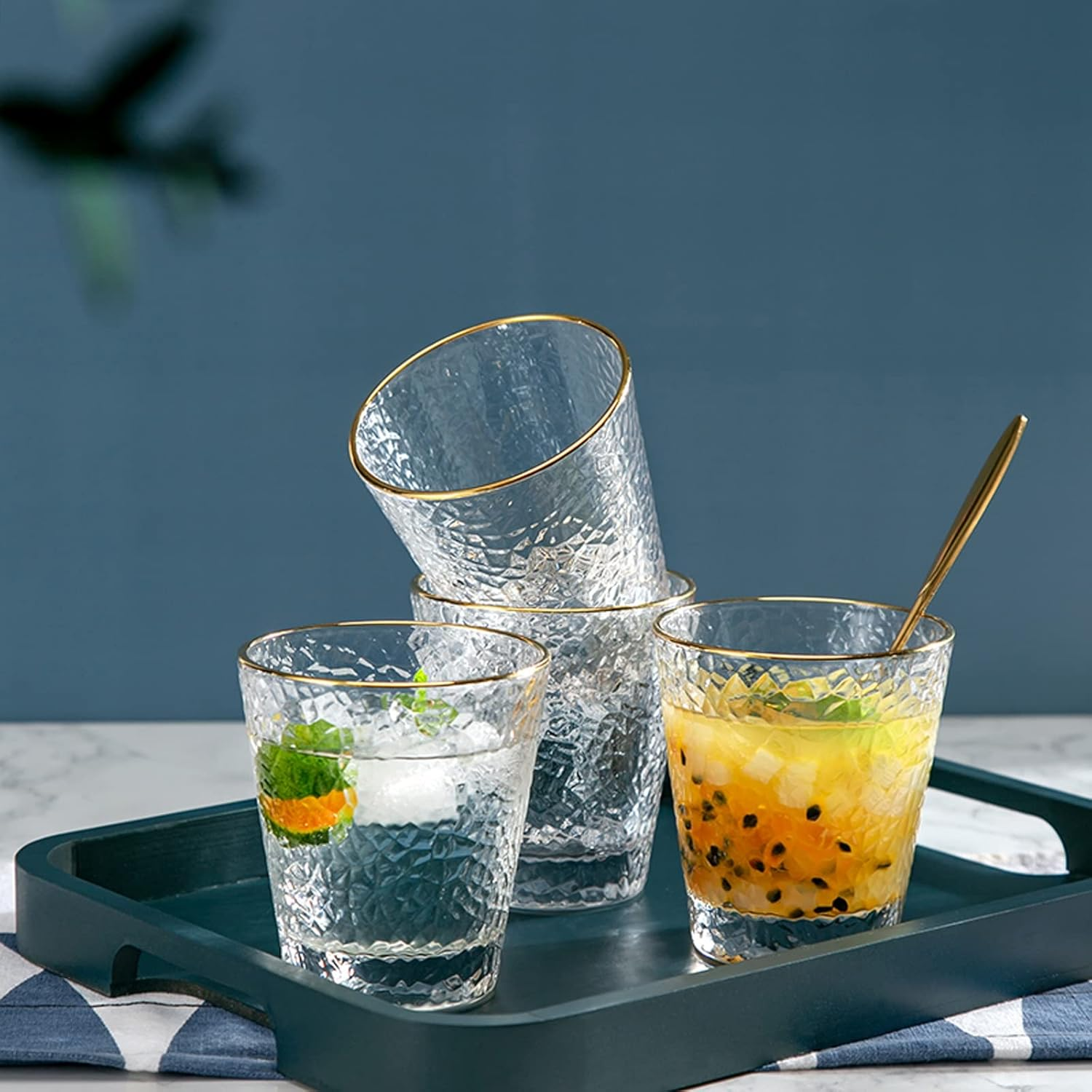 Glassware Drinking Glasses Set Of 6 Drinking Glasses Drinking Glass For Water Juice And Cocktails Water Glass