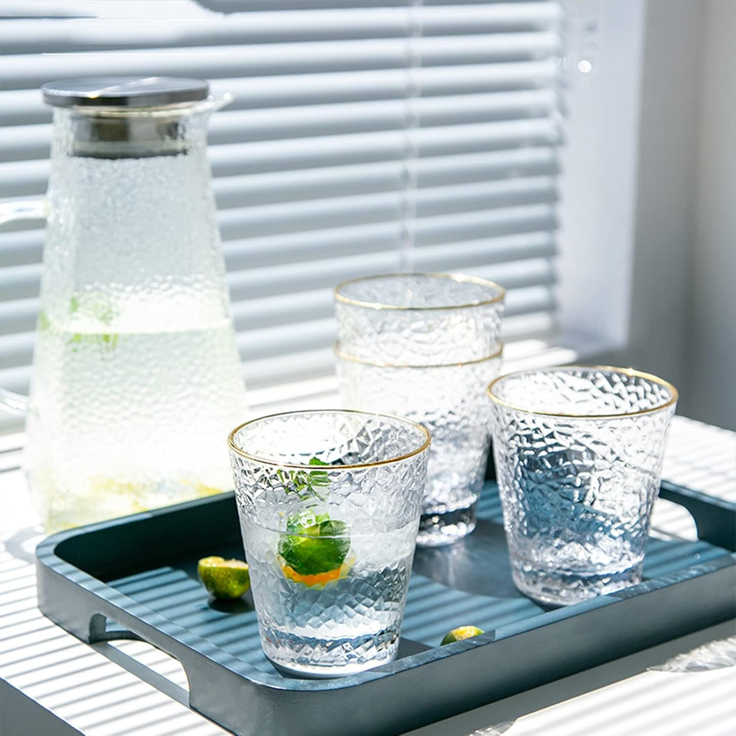 Glassware Drinking Glasses Set Of 6 Drinking Glasses Drinking Glass For Water Juice And Cocktails Water Glass