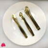 Golden Serving Tongs Appetizers Tongs Stainless Steel Set Of 3