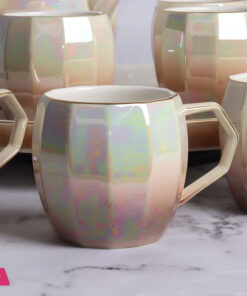 Holographic Tea Set 6 Cups Kettle &Amp; Revolving Tray - Image 5