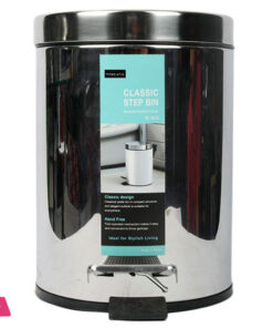 Homeatic Basic Pedal Bin Stainless Steel - 20 Ltr