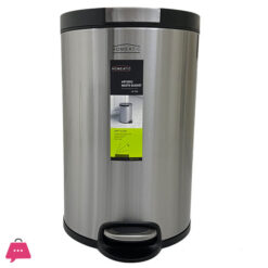 Homeatic Stainless Steel Grace Pedal Bin 12 Litre (Hydrolic)