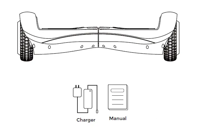 Ihoverboard H4 Blue Bluetooth Hoverboard 6.5 Inch