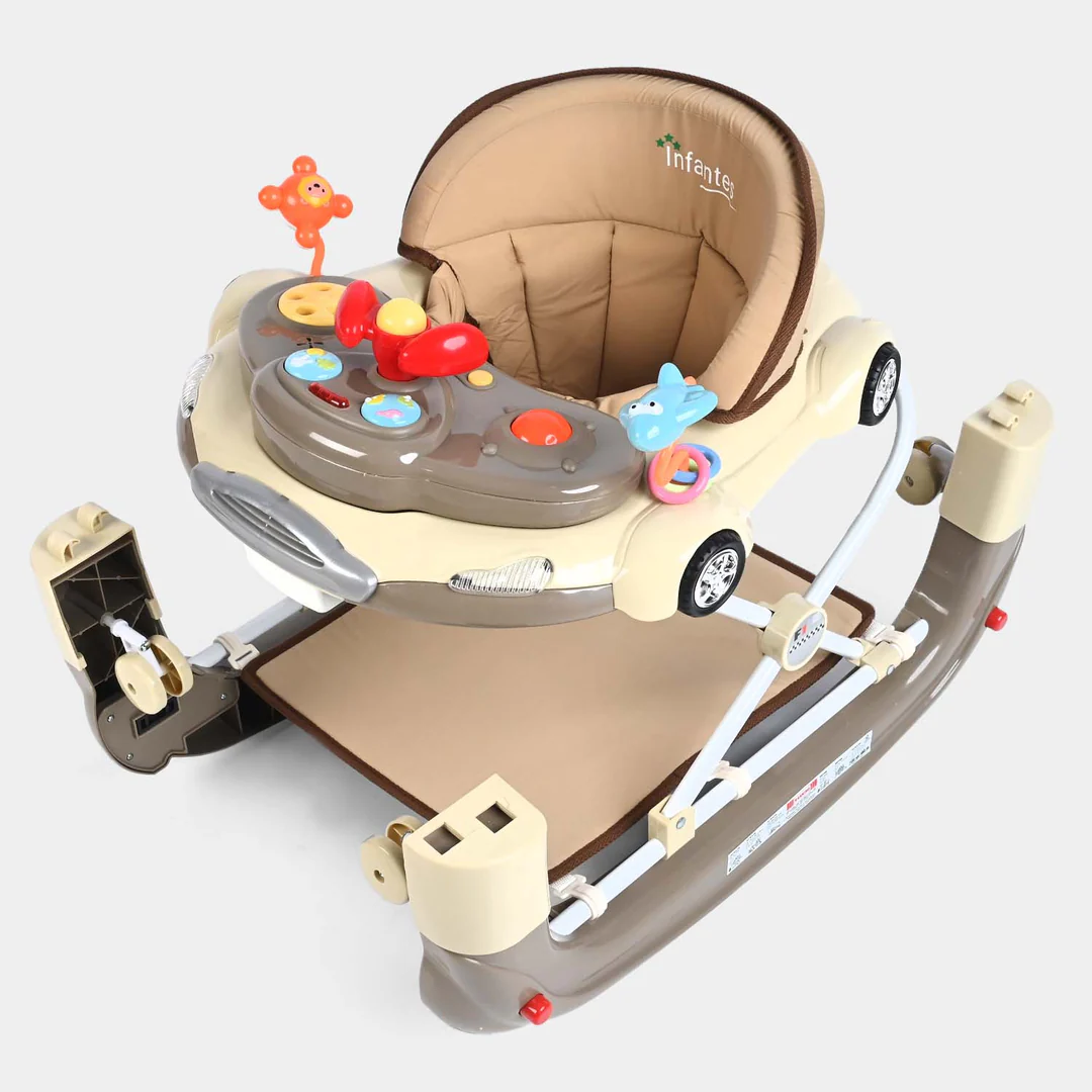 Infantes Baby Walker 2 In 1 Walker + Rocker 1086