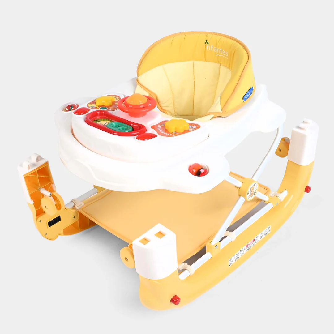 Infantes Baby Walker 2 In 1 Walker + Rocker