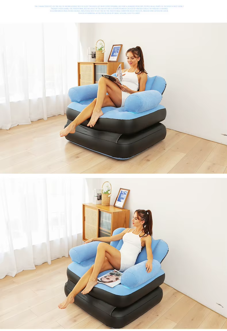 Inflatable Outdoor Sofa For Travel Lounge Chairs Adult Furniture Portable Inflatable Chair