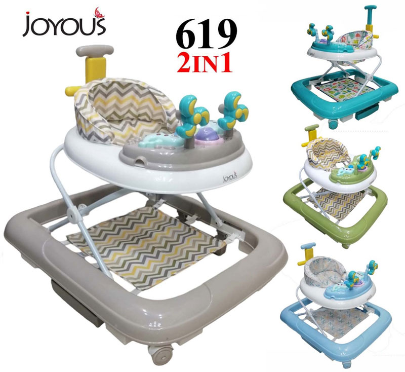 Joyous 2 In 1 Activity Baby Walker