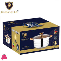 Kaisa Villa-Stainless-Steel-Cooking Pot - 28Cm 9.5 Ltr