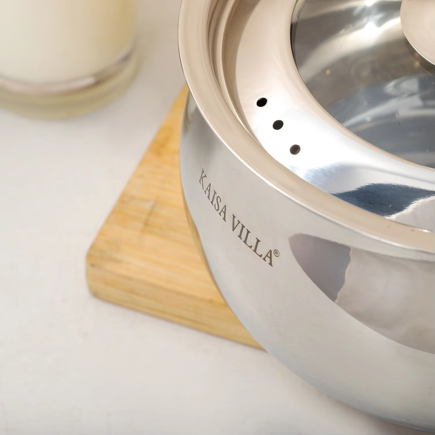 Kaisa Villa Stainless Steel Cooking Pot Cookware Set Of 6