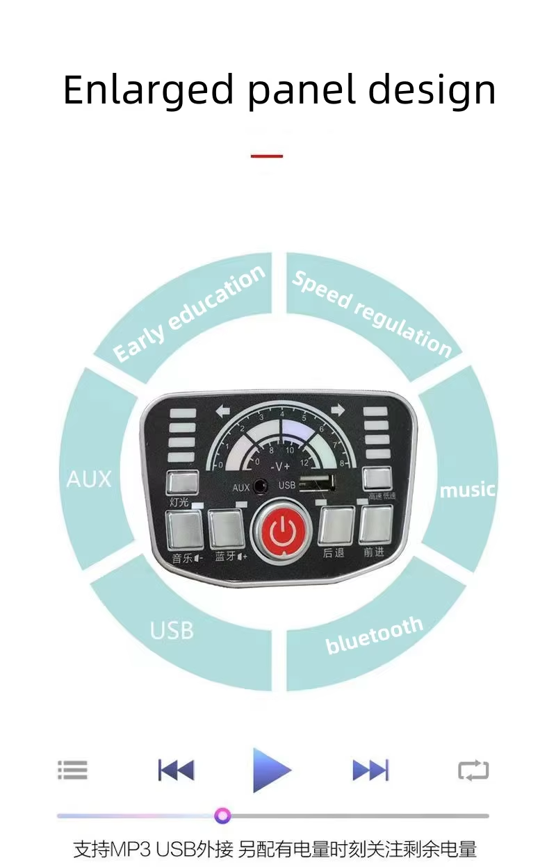 Kids Electric Ride On Tuk Tuk 3-Wheeler Electric Rickshaw- 12V