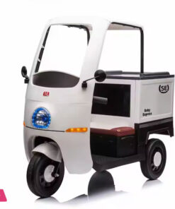 Kids Electric Ride on Tuk Tuk 3-Wheeler Electric Rickshaw- 12V