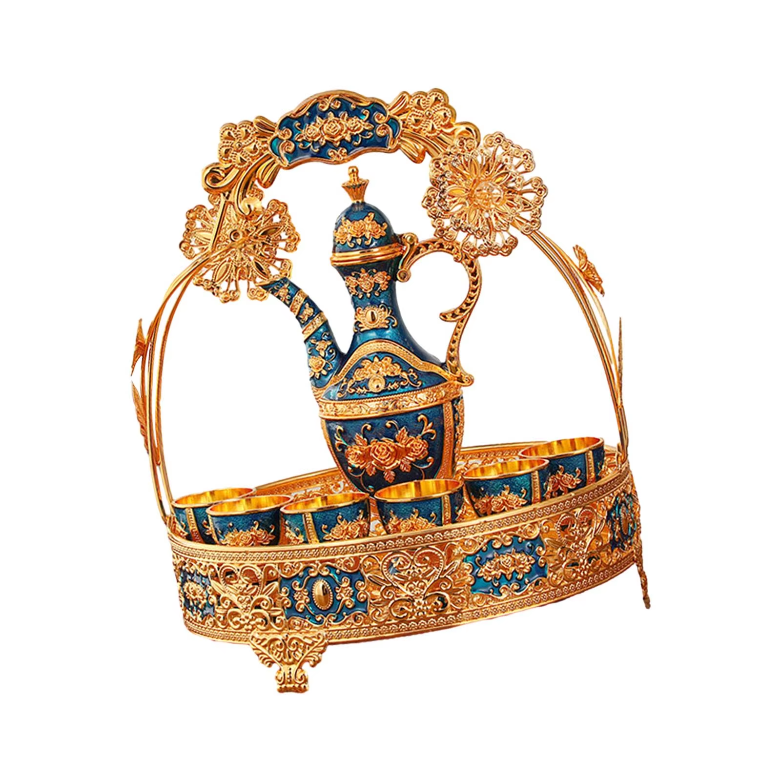 Luxury Kawa Set Turkish Coffee Glasses Set Tea Trays Serving Set For Home Living Room Dining Table Wedding Gift 17 Luxury Kawa Set Turkish Coffee Glasses Set Tea Trays Serving Set For Home Living Room Dining Table Wedding Gift