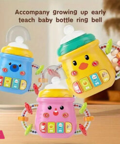 Montessori Baby Musical Feeding Bottle Toys Infant Grip